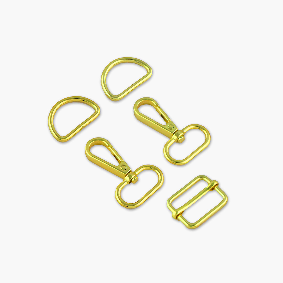 Sallie Tomato Style 3 Basic Hardware Kit 3/4" Gold - P210-STS193G