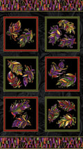 Luminescent Leaves Panel SunsetBlk (Luminescent Leaves)
