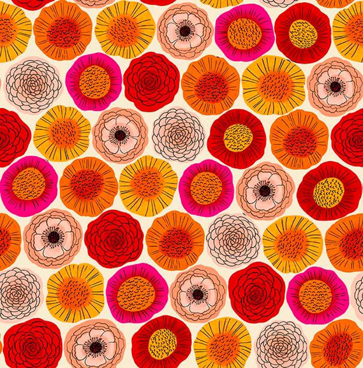 Blooms of Joy - Cream